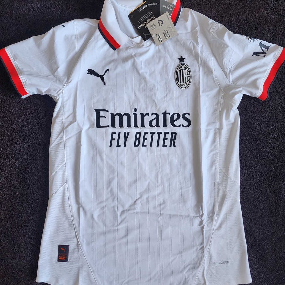 Puma AC Milan White Soccer Jersey